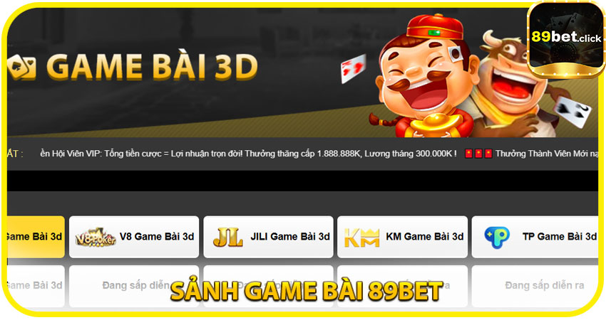 Sảnh Game Bài 89BET