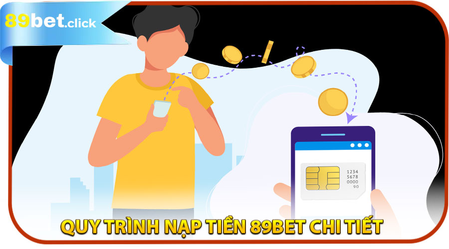 Quy trình nạp tiền 89BET chi tiết